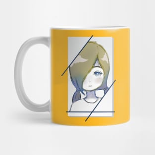 a girl's hope white Mug